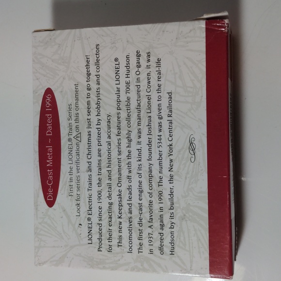Lionel Train Hallmark Ornament IOB - Picture 3 of 9